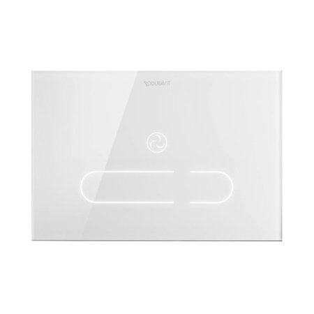 Duravit DuraSystem Przycisk spłukujący A2 do WC bezdotykowy szklany biały WD5003012000