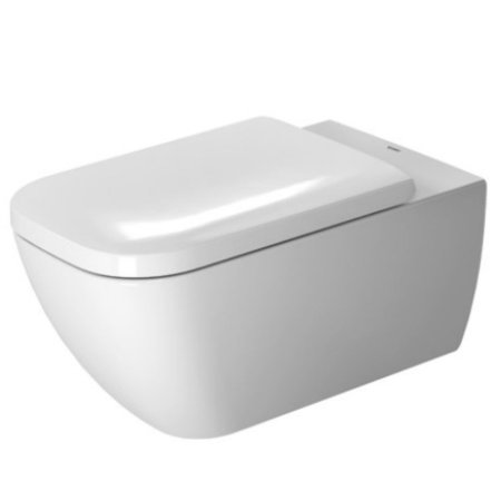 Duravit Happy D.2 Miska WC podwieszana 36,5x62 cm Rimless, lejowa, biała 2550090000