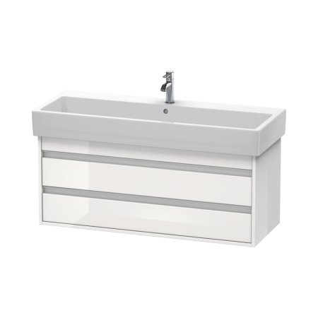 Duravit Ketho Szafka podumywalkowa 115x44x48 cm dekor biały wysoki połysk KT663902222