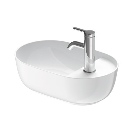 Duravit LUV Umywalka nablatowa 42x27 cm biały Alpin z powłoką WonderGliss 03814200001