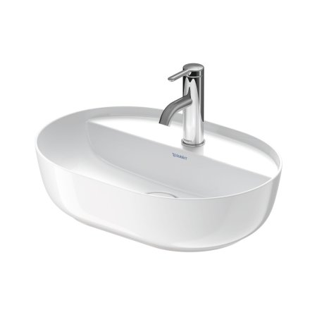Duravit LUV Umywalka nablatowa 50x35 cm biały Alpin z powłoką WonderGliss 03805000001