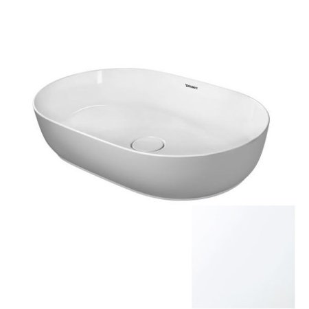 Duravit LUV Umywalka nablatowa 60x40 cm biały mat 0379602600