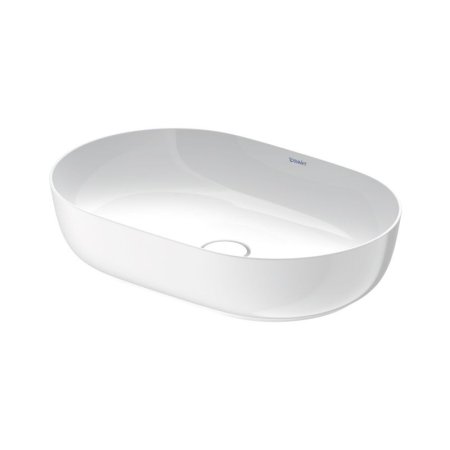 Duravit LUV Umywalka nablatowa 60x40 cm szlifowany spód biały/biały satynowy z powłoką WonderGliss 03796026001