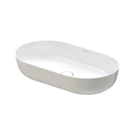 Duravit LUV Umywalka nablatowa 70x40 cm szlifowany spód biały/szary satynowy 0379702300