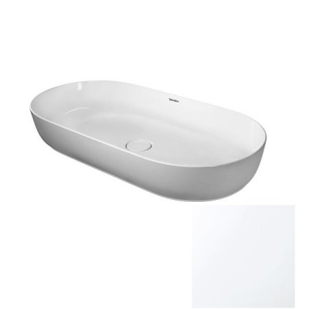 Duravit LUV Umywalka nablatowa 80x40 cm wnętrza biały/ zewnętrzny biały jedwabny mat 0379802600