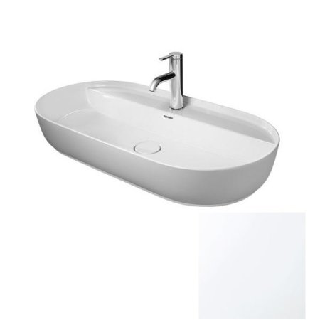 Duravit LUV Umywalka nablatowa 80x40 cm biały mat 0380802600