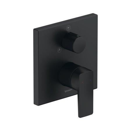 Duravit Manhattan Bateria wannowo-prysznicowa podtynkowa czarny mat MH4210012046