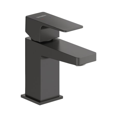 Duravit Manhattan Bateria umywalkowa bez korka czarny mat MH1010002046