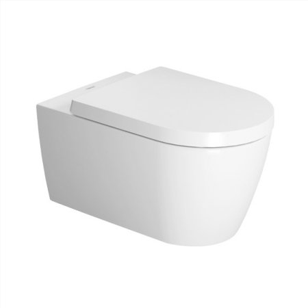 Duravit ME by Starck Miska WC podwieszana 37x57 cm HygieneGlaze, lejowa, biała 2528092000