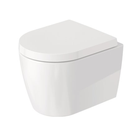 Duravit ME by Starck Toaleta WC 48x37 cm kr&oacute;tka bez kołnierza biały Alpin 2530090000