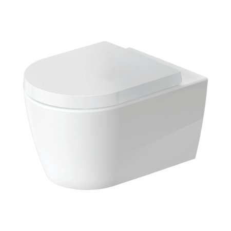 Duravit ME by Starck Toaleta WC HygieneFlush bez kołnierza biały/biały satynowy 2518099000