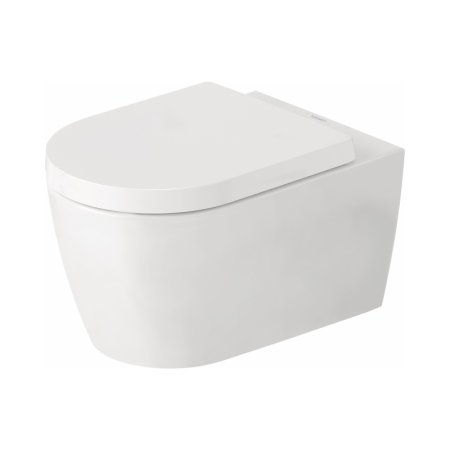 Duravit ME by Starck Toaleta WC HygieneFlush bez kołnierza spłukiwanie 4,5/3 l biały satynowy z powłoką HygieneGlaze 251809AC00