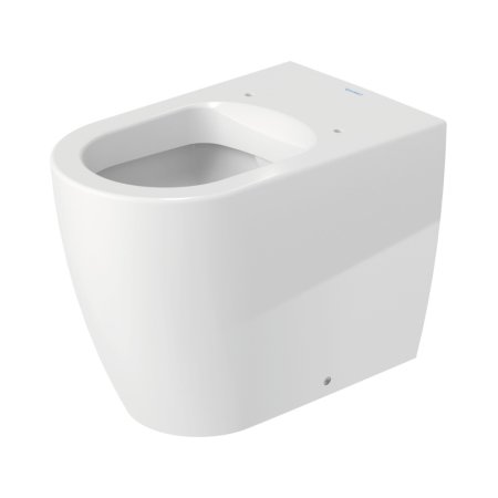 Duravit ME by Starck Toaleta WC stojąca biały/biały satynowy z powłoką WonderGliss 21690926001