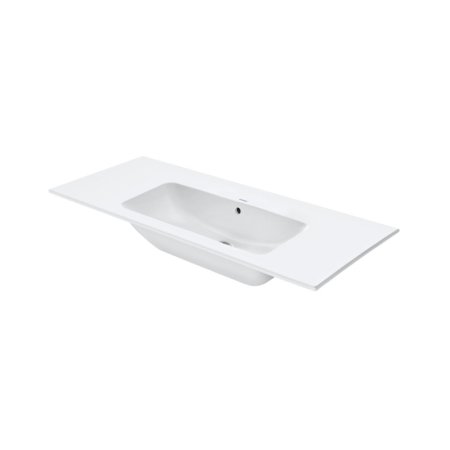 Duravit ME by Starck Umywalka meblowa 123x49 cm bez otworu na baterię biały satynowy 2336123260