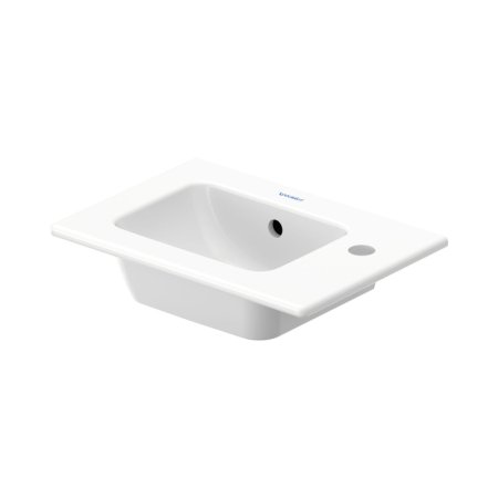 Duravit ME by Starck Umywalka meblowa 43x30 cm z przelewem biały satynowy z powłoką WonderGliss 07234332001
