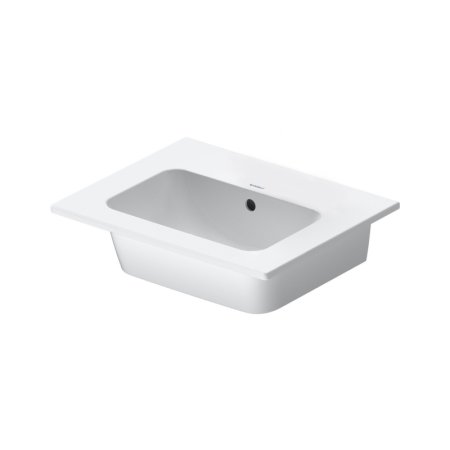 Duravit ME by Starck Umywalka meblowa 53x43 cm bez otworu na baterię biały satynowy 2336533260