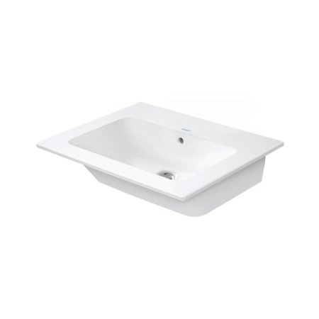 Duravit ME by Starck Umywalka meblowa 63x49 cm bez otworu na baterię biały satynowy 2336633260