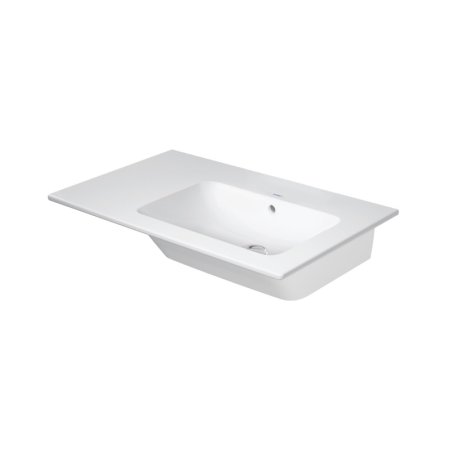Duravit ME by Starck Umywalka meblowa 83x49 cm prawa bez otworu na baterię biały satynowy 2346833260