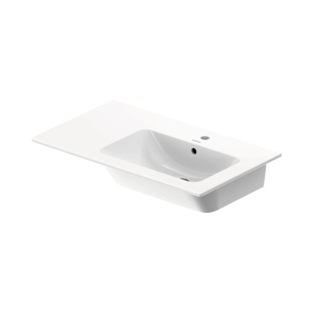 Duravit ME by Starck Umywalka meblowa 83x49 cm prawa z otworem na baterię biały satynowy 2346833200