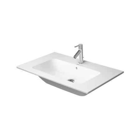 Duravit ME by Starck Umywalka meblowa 83x49 cm z otworem na baterię biały satynowy z powłoką WonderGliss  23368332001