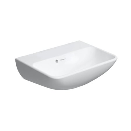 Duravit ME by Starck Umywalka wisząca 45x32 cm bez otworu na baterię biały satynowy 0719453210