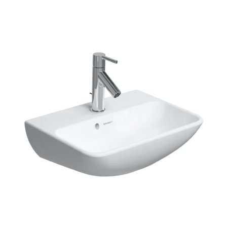 Duravit ME by Starck Umywalka wisząca 45x32 cm z otworem na baterię biały satynowy 0719453200