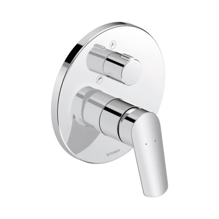 Duravit No.1 Bateria wannowo-prysznicowa podtynkowa chrom N15210012010
