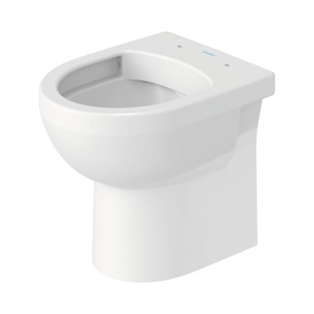 Duravit No.1 Toaleta WC stojąca Rimless bez kołnierza krótka biały Alpin z powłoką HygieneGlaze 21840920002