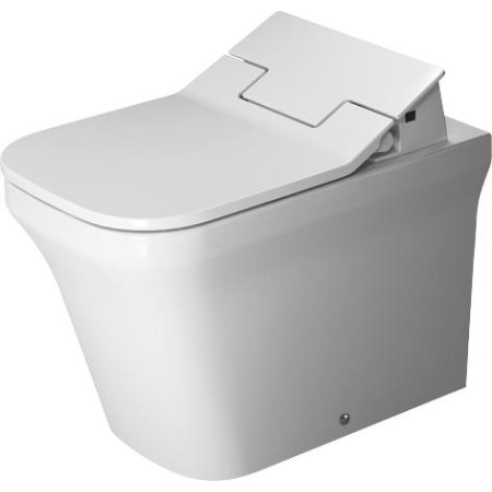 Duravit P3 Comforts Toaleta WC stojąca 60x38 cm Rimless bez kołnierza z powłoką Wondergliss, biała 21665900001