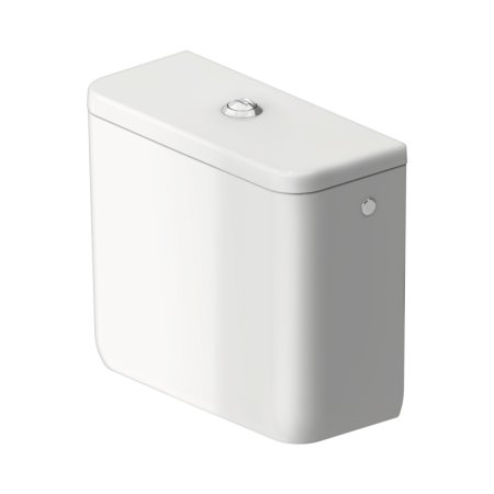 Duravit Qatego Spłuczka WC przyłacze po lewej biała z powłoką HygieneGlaze 0947002085