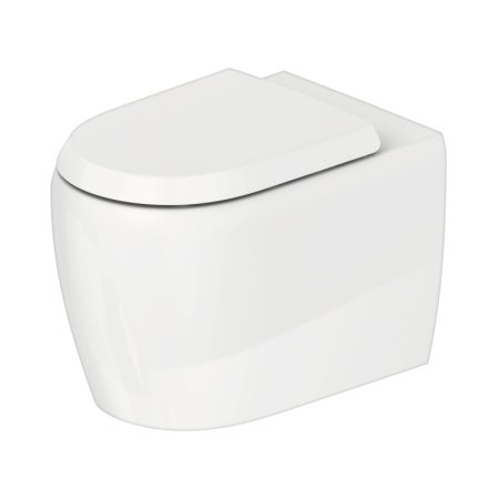 Duravit Qatego Toaleta WC stojąca Rimless bez kołnierza biały Alpin 2020090000