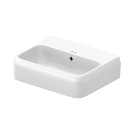 Duravit Qatego Umywalka meblowa 45x35 cm bez otworu na baterię biała z powłoką HygieneGlaze 0746452060