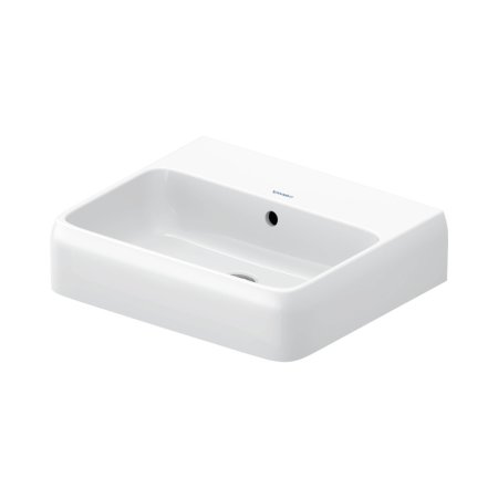 Duravit Qatego Umywalka meblowa 50x42 cm bez otworu na baterię biała z powłoką HygieneGlaze 2382502060