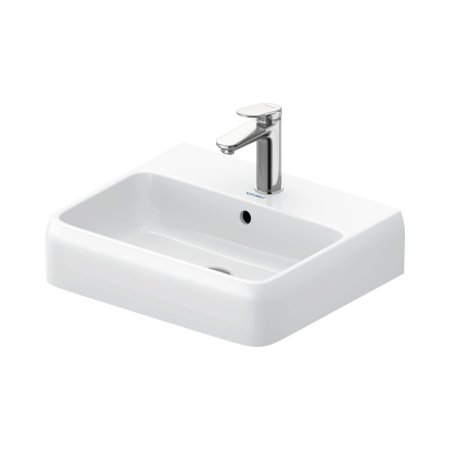 Duravit Qatego Umywalka meblowa 50x42 cm z otworem na baterię biała z powłoką HygieneGlaze 2382502000