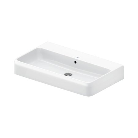 Duravit Qatego Umywalka meblowa 80x47 cm bez otworu na baterię biały z powłoką HygieneGlaze 2382802060