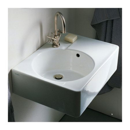 Duravit Scola Umywalka uniwersalna 61,5x46 cm, z przelewem, biała z powłoką WonderGliss 06856000111