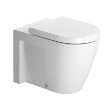 Duravit Starck 2 Miska WC stojąca 37x57 cm lejowa biała z powłoką WonderGliss 21280900001