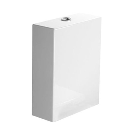 Duravit Starck 2 Spłuczka 37x14,5 cm biała z powłoką WonderGliss 09330000051