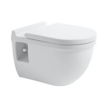 Duravit Starck 3 Miska WC podwieszana Comfort 36x54,5 cm lejowa biała z powłoką WonderGliss 22150900001