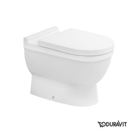 Duravit Starck 3 Miska WC stojąca 36x56 cm, lejowa, biała z powłoką WonderGliss 01240900001