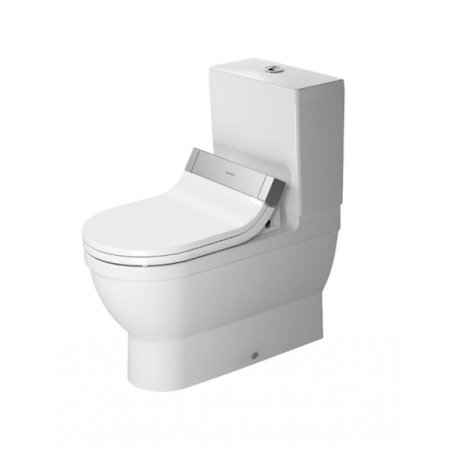 Duravit Starck 3 Miska WC stojąca 37x70,5 cm do SensoWash, lejowa, biała 2141590000