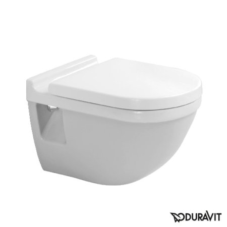 Duravit Starck 3 Muszla klozetowa miska WC podwieszana 36x54 cm lejowa, biała z powłoką WonderGliss 22000900001