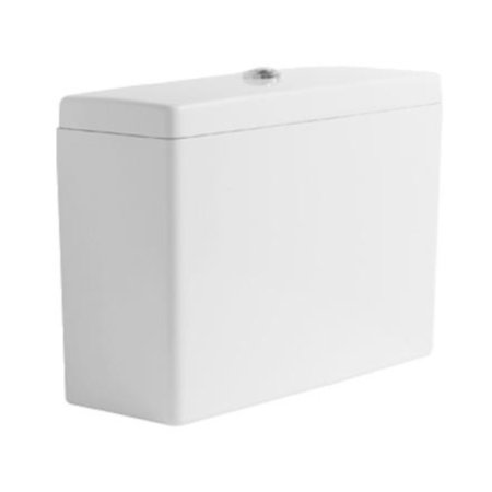 Duravit Starck 3 Spłuczka 47,5x21 cm z systemem spłukiwania Dual Flush doprowadzenie dolne lewe biała z powłoką WonderGliss 09281000051