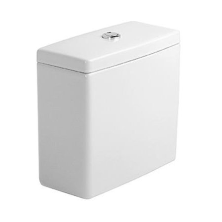 Duravit Starck 3 Spłuczka z systemem Dual Flush doprowadzenie prawe lub lewe biała z powłoką WonderGliss 09200000051