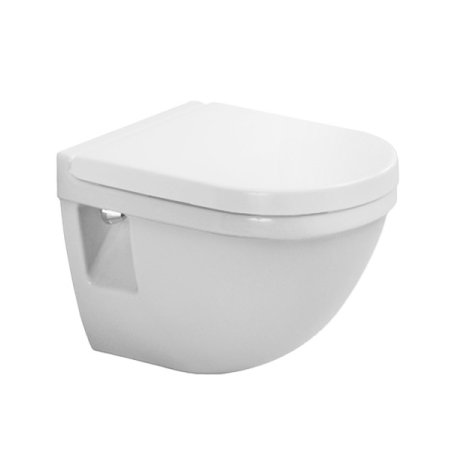 Duravit Starck 3 Toaleta WC podwieszana 48,5x36 cm Compact krótka HygieneGlaze, biała 2202092000