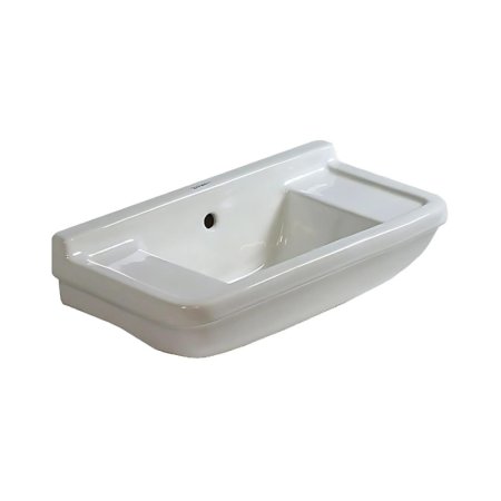 Duravit Starck 3 Umywalka mała 50x26 cm wstępnie przygotowany otwór na baterię biała z powłoką WonderGliss 07515000001