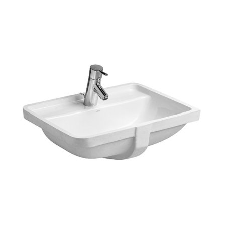 Duravit Starck 3 Umywalka podblatowa 49x36,5 cm z jednym otworem na baterię biała z powłoką WonderGliss 03024900001