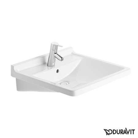 Duravit Starck 3 Umywalka Vital 60x54,5 cm, z jednym otworem na baterię, biała 0309600000