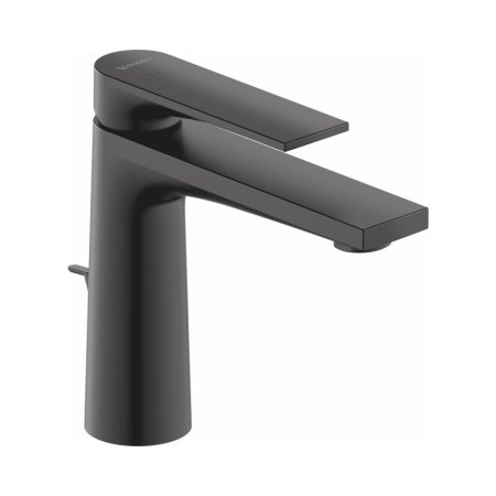 Duravit Tulum Bateria umywalkowa z korkiem 13,5 cm FreshStart  czarny mat TU1021001046