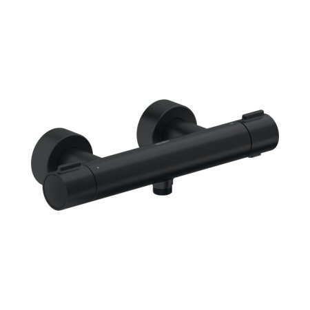 Duravit Universal Bateria prysznicowa termostatyczna natynkowa czarny mat TH4220000046